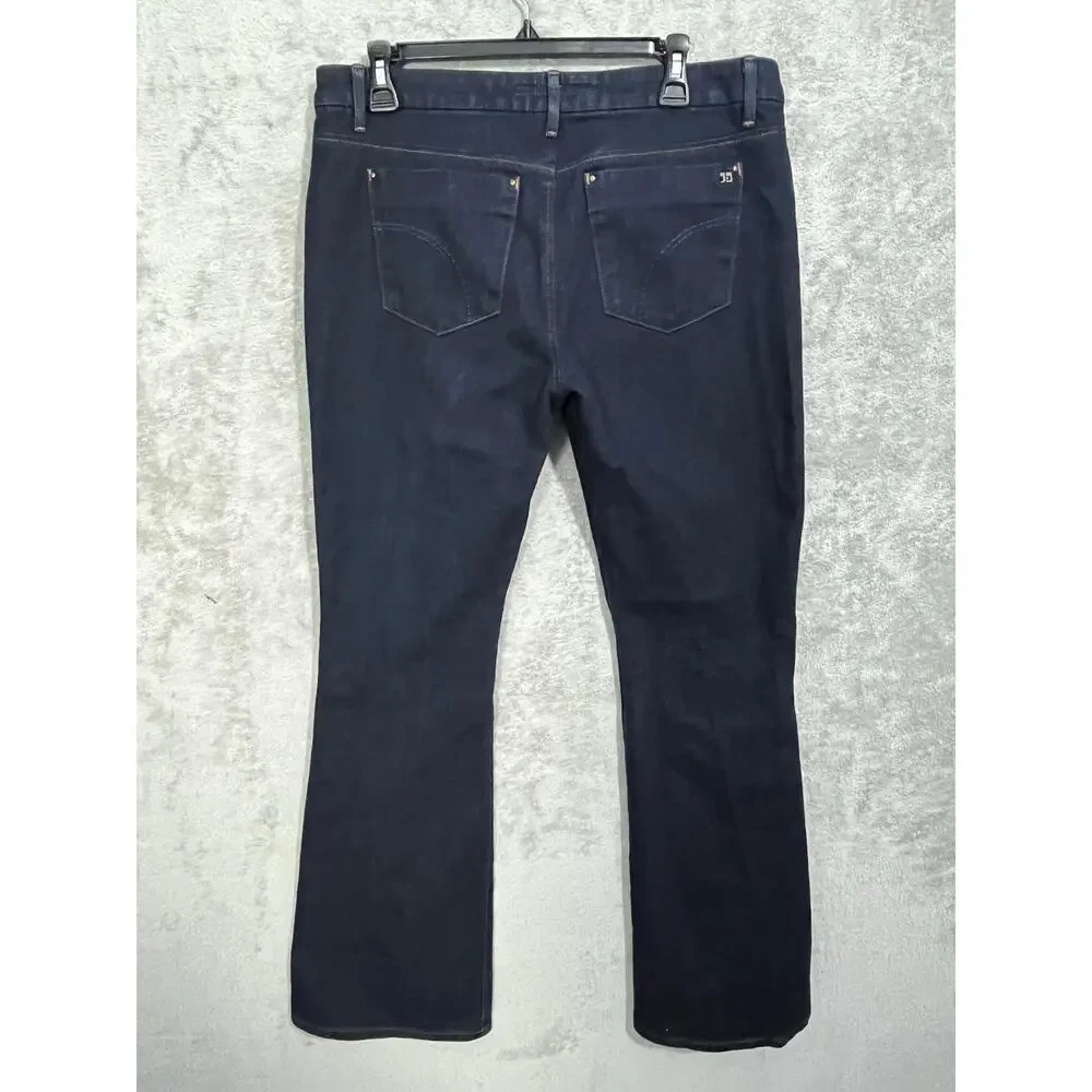 Joes Jeans Size 31x33 Womens Flare Leg Dark Wash Mid Rise Tall Preppy Work Wear